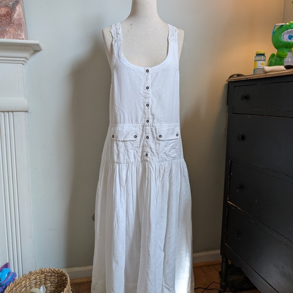 Free People White Maxi Dress - Picture 3 of 10